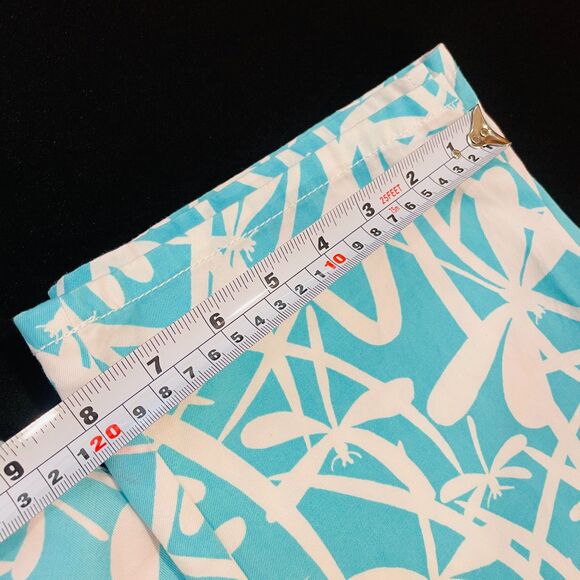 ~ Lilly Pulitzer Sz 4 Dragonfly Pants Aqua Blue Golf Summer Chinos Beachy Preppy - Picture 9 of 16